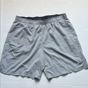 Nike Men's Athletic Gray Dri-Fit Shorts